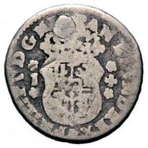Аверс монеты Гватемала, ½ реала, 1733-1747