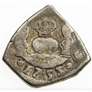 Реверс монеты Гватемала, 1 реал, 1747-1753