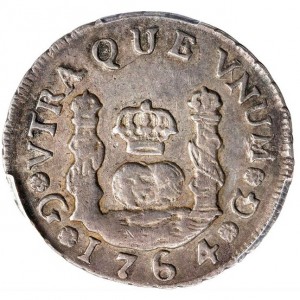Реверс монеты Гватемала, 1 реал, 1760-1771