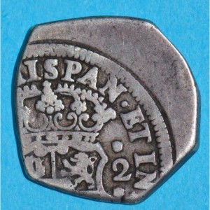 Аверс монеты Гватемала, 2 реала, 1733-1746