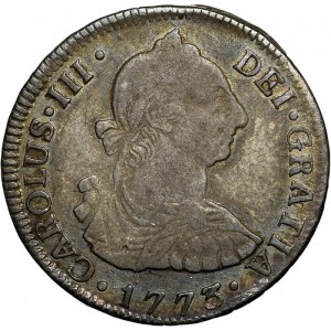 Аверс монеты Гватемала, 2 реала, 1772-1785