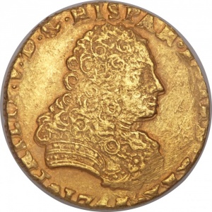 Аверс монеты Гватемала, 8 эскудо, 1733-1745