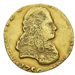 Аверс монеты Гватемала, 8 эскудо, 1750-1752