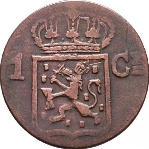 Аверс монеты Голландская Ост-Индия, 1 цент, 1833-1840