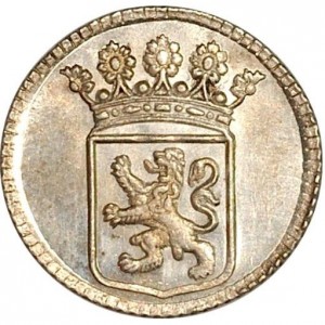 Аверс монеты Голландская Ост-Индия, ½ дуита, 1755-1763