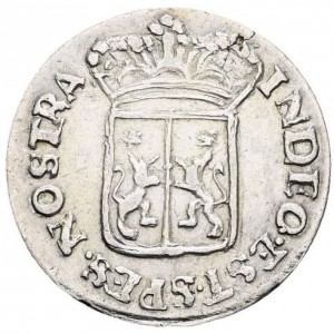 Аверс монеты Голландская Ост-Индия, ½ дуита, 1789