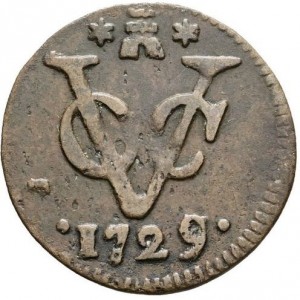 Реверс монеты Голландская Ост-Индия, 1 дуит, 1726-1729