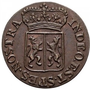 Аверс монеты Голландская Ост-Индия, 1 дуит, 1771-1806