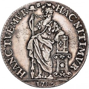 Аверс монеты Голландская Ост-Индия, 1 гульден, 1786-1790