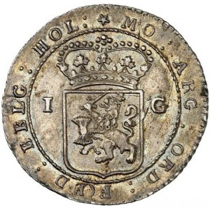 Реверс монеты Голландская Ост-Индия, 1 гульден, 1802
