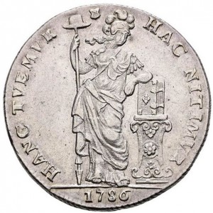Аверс монеты Голландская Ост-Индия, 3 гульдена, 1786