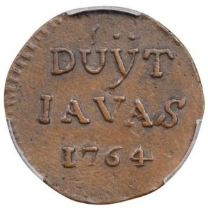 Аверс монеты Голландская Ост-Индия, 1 дуит, 1764