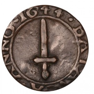 Аверс монеты Голландская Ост-Индия, ¼ стювера, 1644