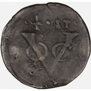 Реверс монеты Голландская Ост-Индия, ½ стювера, 1644