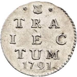 Реверс монеты Голландская республика, 2 стювера, 1757-1794