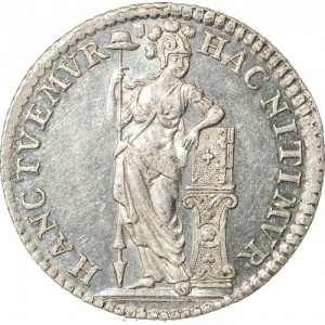 Реверс монеты Голландская республика, ¼ гульдена, 1758-1759
