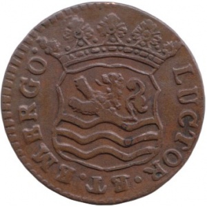 Аверс монеты Голландская республика, 1 дуит, 1724-1766