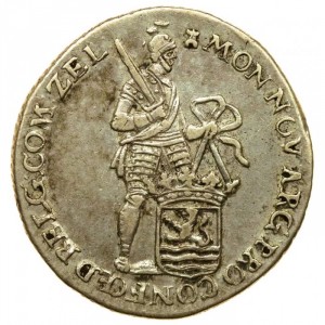 Аверс монеты Голландская республика, ⅛ серебряного дуката, 1762-1793