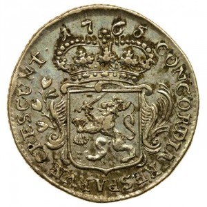Реверс монеты Голландская республика, ⅛ серебряного дуката, 1762-1793