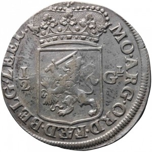 Аверс монеты Голландская республика, ½ гульдена, 1719