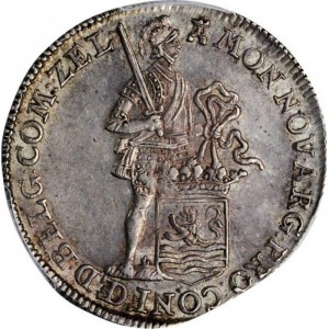 Аверс монеты Голландская республика, ¼ серебряного дуката, 1762-1793