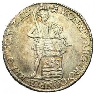 Аверс монеты Голландская республика, 1 серебряный дукат, 1671-1794