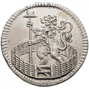 Реверс монеты Голландская республика, 1 дуит, 1702-1768