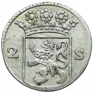 Аверс монеты Голландская республика, 2 стювера, 1702-1793