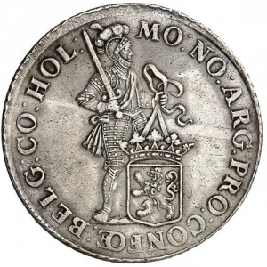 Аверс монеты Голландская республика, 1 серебряный дукат, 1734-1772