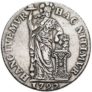 Реверс монеты Голландская республика, 3 гульдена, 1763-1794