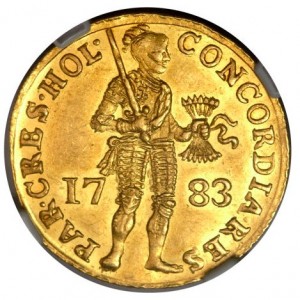 Аверс монеты Голландская республика, 1 дукат, 1702-1792