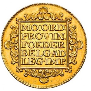 Реверс монеты Голландская республика, 2 дуката, 1716-1793