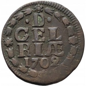 Реверс монеты Голландская республика, 1 дуит, 1702-1720