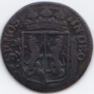 Аверс монеты Голландская республика, 1 дуит, 1739-1752