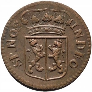 Аверс монеты Голландская республика, 1 дуит, 1753-1757