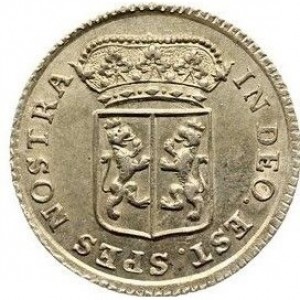 Аверс монеты Голландская республика, 1 дуит, 1759-1765