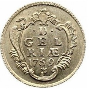 Реверс монеты Голландская республика, 1 дуит, 1759-1765