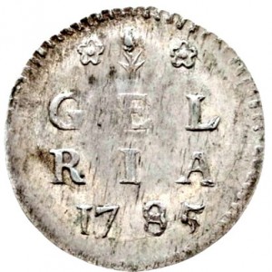 Реверс монеты Голландская республика, 1 стювер, 1785