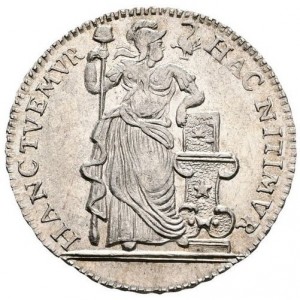 Реверс монеты Голландская республика, ¼ гульдена, 1756-1759