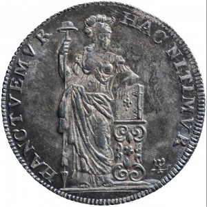 Реверс монеты Голландская республика, ½ гульдена, 1751