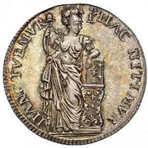 Реверс монеты Голландская республика, ½ гульдена, 1759-1765