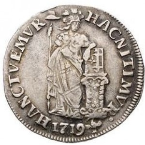 Реверс монеты Голландская республика, 1 гульден, 1694-1795
