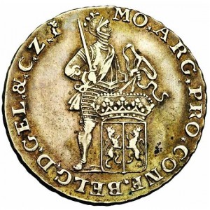 Аверс монеты Голландская республика, ½ серебряного дуката, 1762-1765
