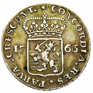Реверс монеты Голландская республика, ½ серебряного дуката, 1762-1765