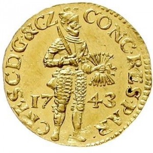 Аверс монеты Голландская республика, 1 дукат, 1708-1793