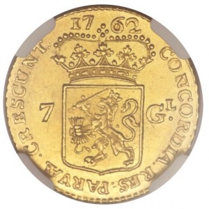 Реверс монеты Голландская республика, 7 гульденов, 1750-1762