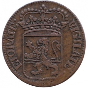 Аверс монеты Голландская республика, 1 дуит, 1741-1769