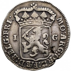 Аверс монеты Голландская республика, 1 гульден, 1705-1721