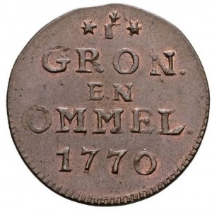 Реверс монеты Голландская республика, 1 дуит, 1770