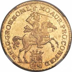 Аверс монеты Голландская республика, 7 гульденов, 1761
